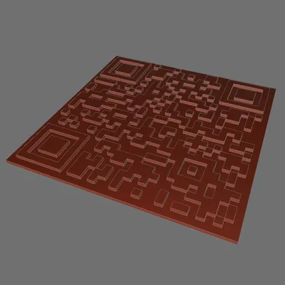 Mã QR Rickroll (kèm đế)