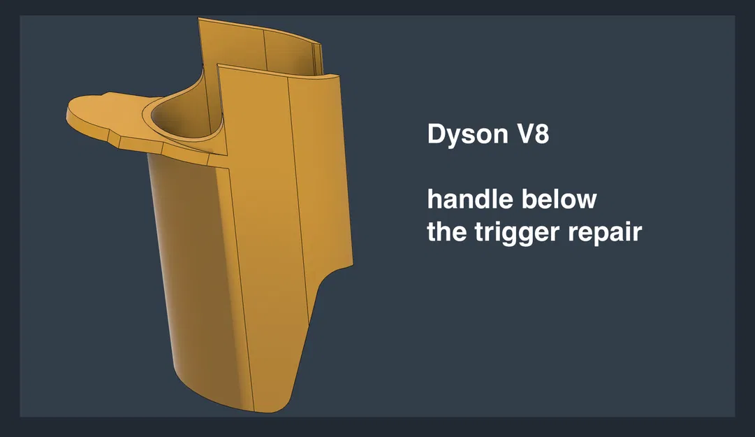 Sửa tay cầm máy hút bụi Dyson V8 bị gãy (phần dưới cò cò) - Image 2