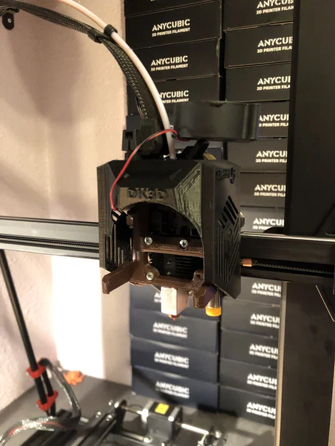 Kobra 2 Max Che/Bọc Hotend cho Ống Dẫn Quạt Nâng Cấp - Image 3