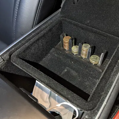 Hộp Đựng Tiền Xu - Hộp Đựng Tiền Xu Cho Tesla Model 3