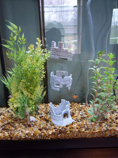 Lâu Đài Nổi Cho Bể Cá - Image 4