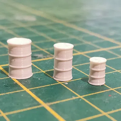 Mô hình thùng dầu H0 1:87 các loại 200L, 160L và 60L