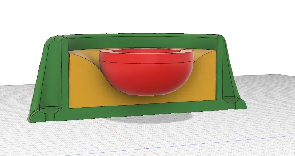 Đệm TPU cho Cốc Chân Nền Tảng Sim Racing Traction Loss / Surge (SFX-100) - Image 1
