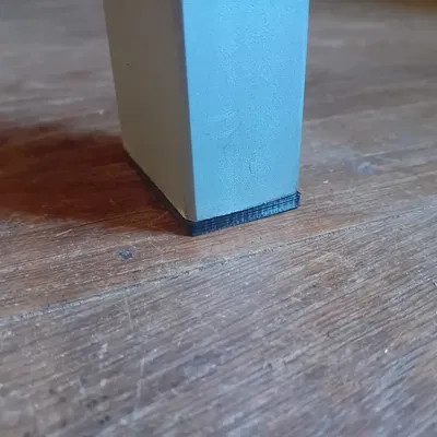 Chụp chân bàn // Nắp bọc chân bàn màu đen