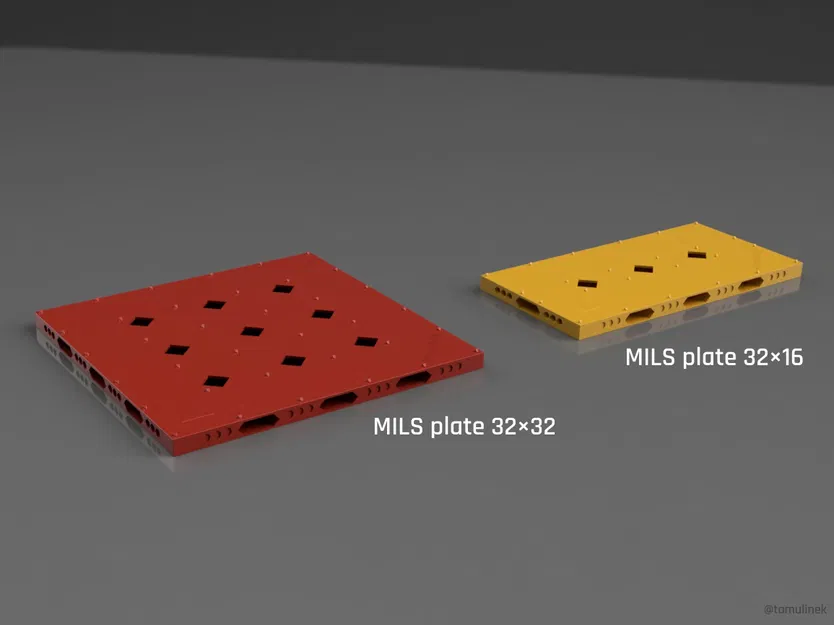 Tấm MILS có rãnh cho các tòa nhà mô-đun Lego (và tương thích) - Image 2