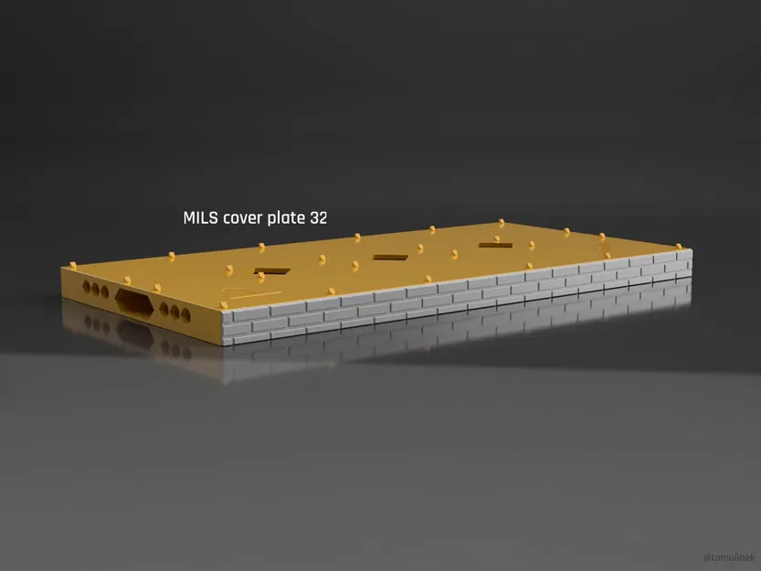 Tấm MILS có rãnh cho các tòa nhà mô-đun Lego (và tương thích) - Image 3