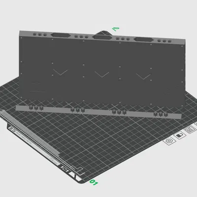 Tấm MILS có rãnh cho các tòa nhà mô-đun Lego (và tương thích)