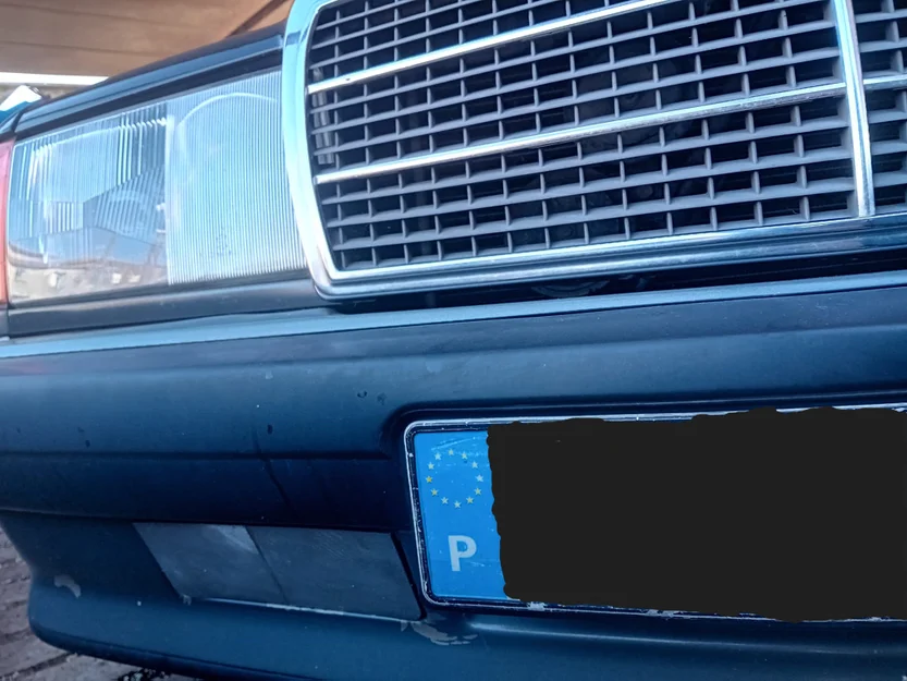 Nắp Che Cản Sau Cho Mercedes Benz 190d Sportline - Image 1
