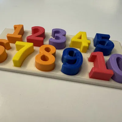 Đồ chơi xếp hình cho bé - Zahlenpuzzle