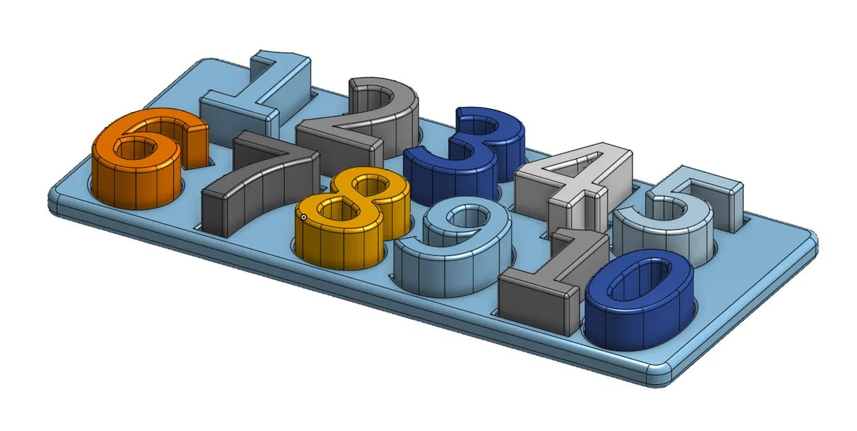 Đồ chơi xếp hình cho bé - Zahlenpuzzle - Image 3