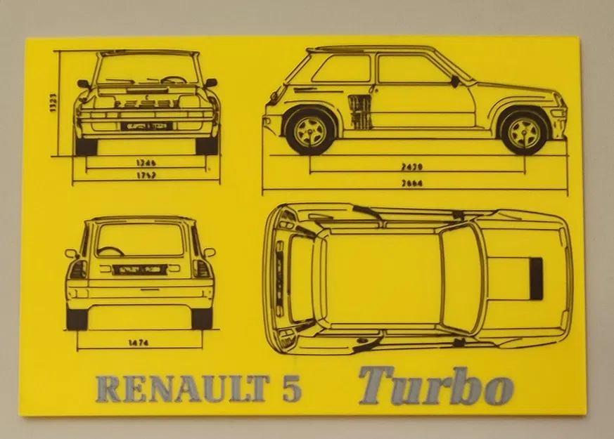 Bản vẽ Renault 5 Turbo - Image 1