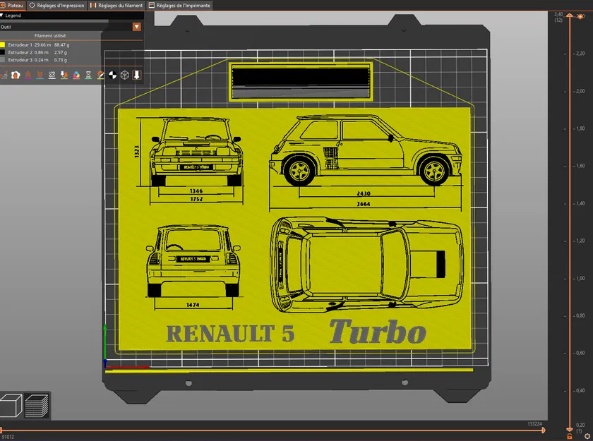 Bản vẽ Renault 5 Turbo - Image 2