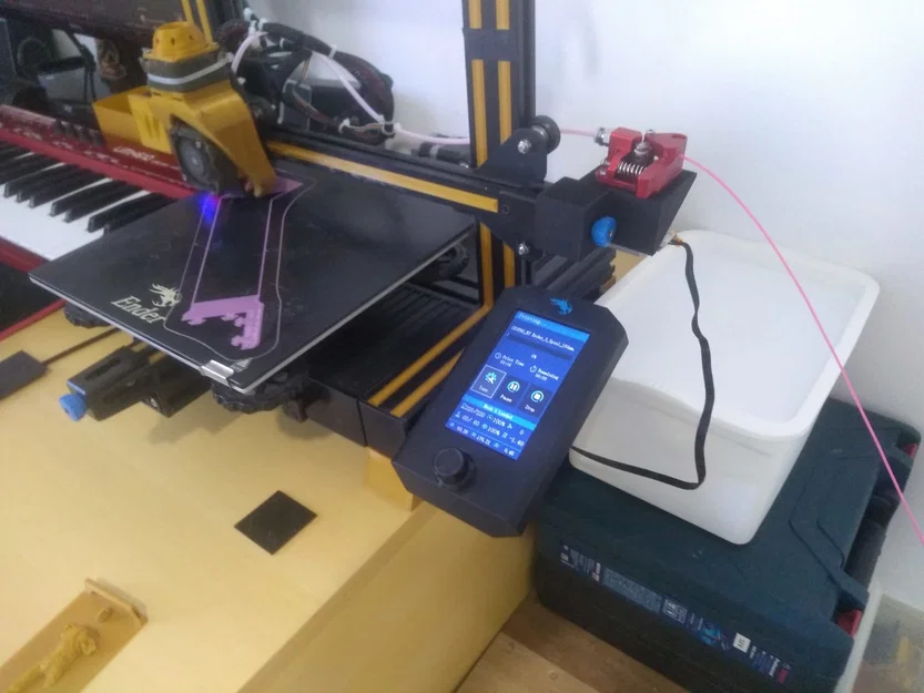 Ender 3 V2: Bộ Dẫn Nhựa Bên Phải + Cần Cuộn Dây Dài Hơn - Image 2