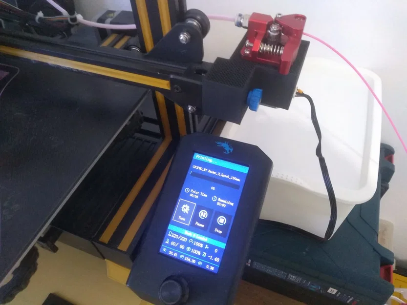 Ender 3 V2: Bộ Dẫn Nhựa Bên Phải + Cần Cuộn Dây Dài Hơn - Image 3