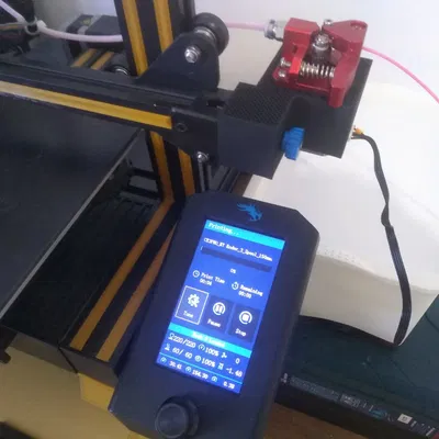 Ender 3 V2: Bộ Dẫn Nhựa Bên Phải + Cần Cuộn Dây Dài Hơn