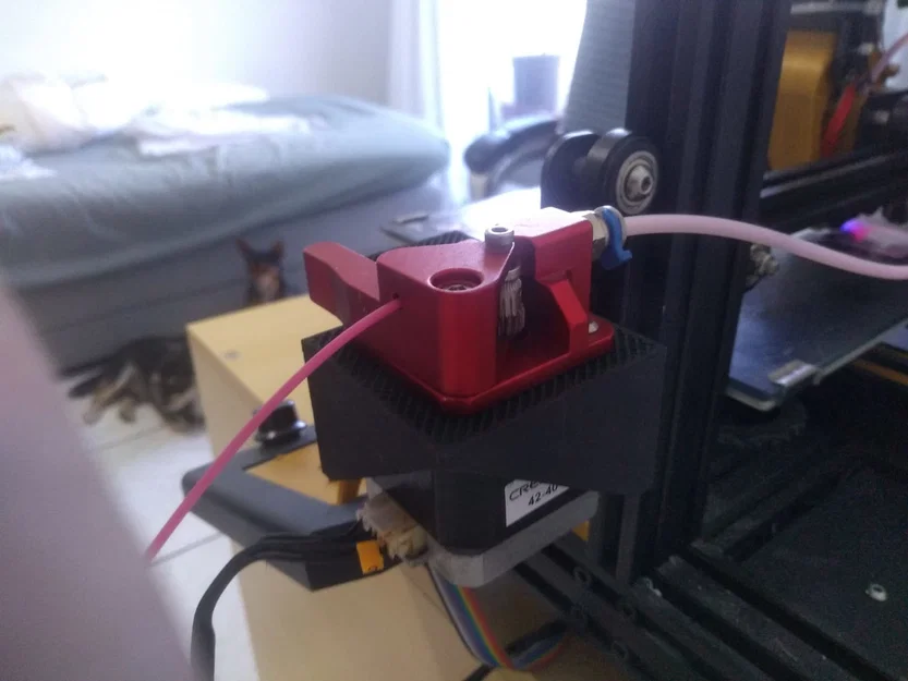 Ender 3 V2: Bộ Dẫn Nhựa Bên Phải + Cần Cuộn Dây Dài Hơn - Image 4