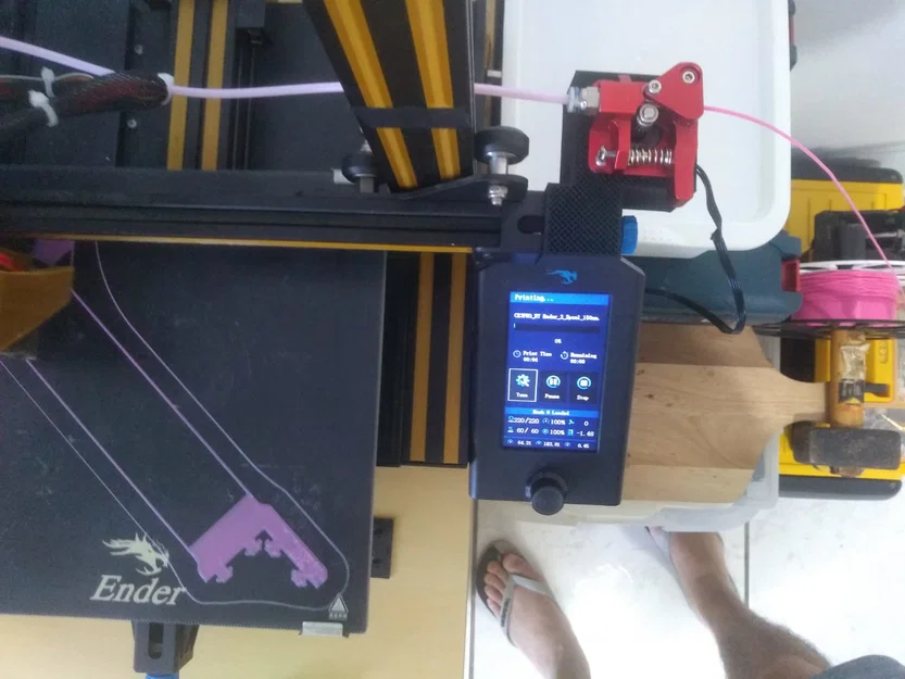 Ender 3 V2: Bộ Dẫn Nhựa Bên Phải + Cần Cuộn Dây Dài Hơn - Image 6