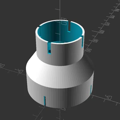 Bộ chuyển đổi tùy chỉnh từ máy cưa đến máy hút bụi