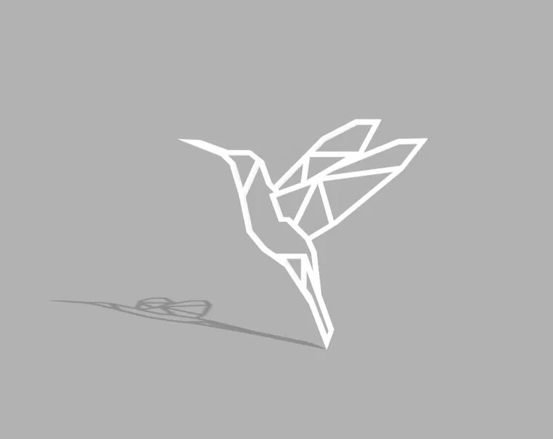 Chim Ruồi (Kolibrík) Hình Học - Image 1