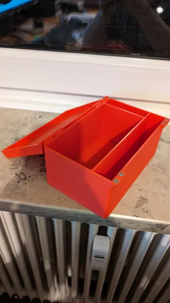 Hộp Đựng Đồ Bí Mật Có Bản Lề In Liền - Image 1