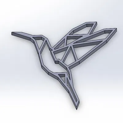 Chim Ruồi (Kolibrík) Hình Học