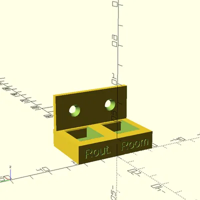 Giá đỡ keystone gắn tường có chữ tùy chỉnh