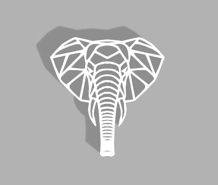 Tượng Voi Hình Học - Image 1