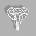 Tượng Voi Hình Học - Thumbnail 1