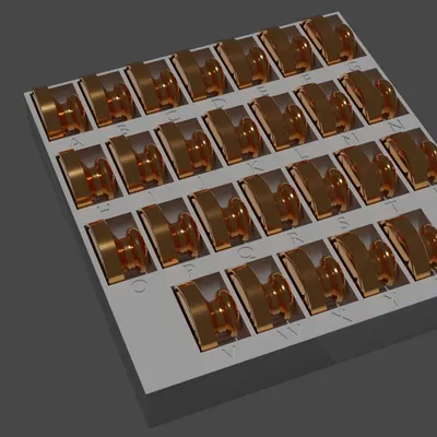 Hộp Sắp Xếp Con Dấu Sáp