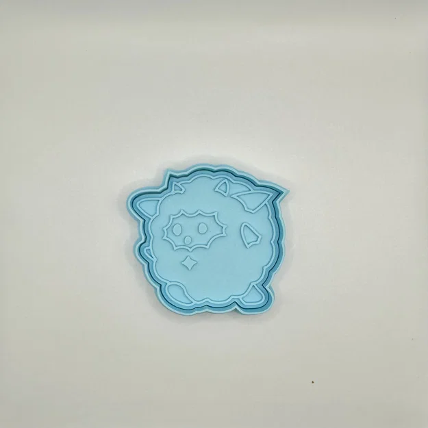 Khuôn Cắt Bánh Quy / Dấu Lamball Palworld - Image 1