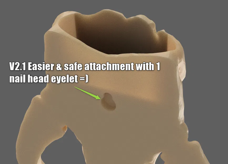 Chậu Cây Treo Tường Đầu Lâu Mythosaur V2.1 (The Mandalorian) - Star Wars - Image 2