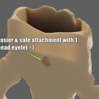 Chậu Cây Treo Tường Đầu Lâu Mythosaur V2.1 (The Mandalorian) - Star Wars