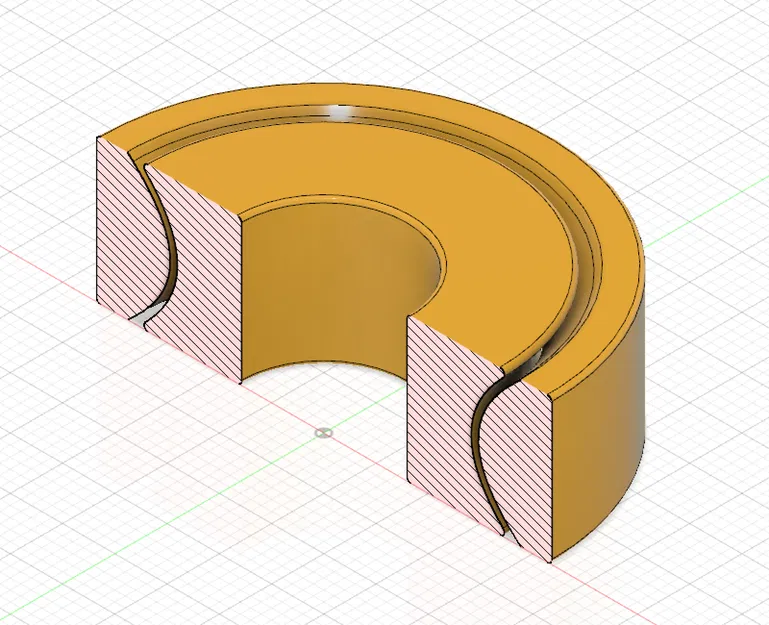Vòng bi 608 in sẵn không bi không lắp ráp - in một lần - Image 1