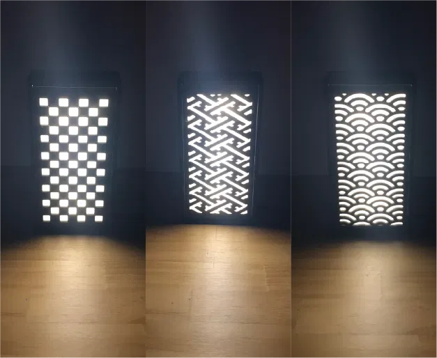 Đèn lồng giấy Nhật Bản 7 mẫu & Hộp kết nối (Thêm họa tiết Karakusa←Mới!!) - Image 2