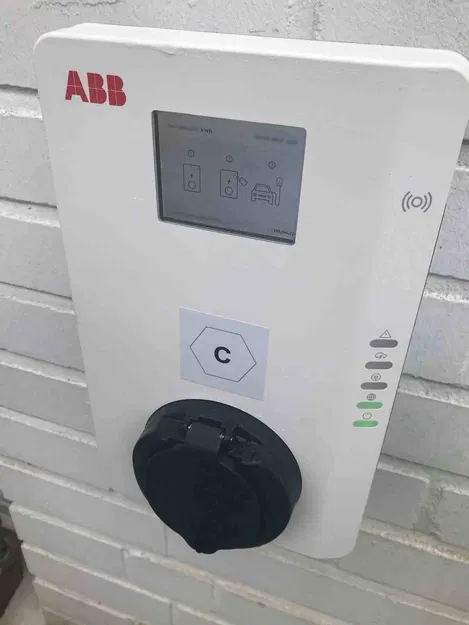 Nắp che màn hình wallbox ABB terra ac - Image 2