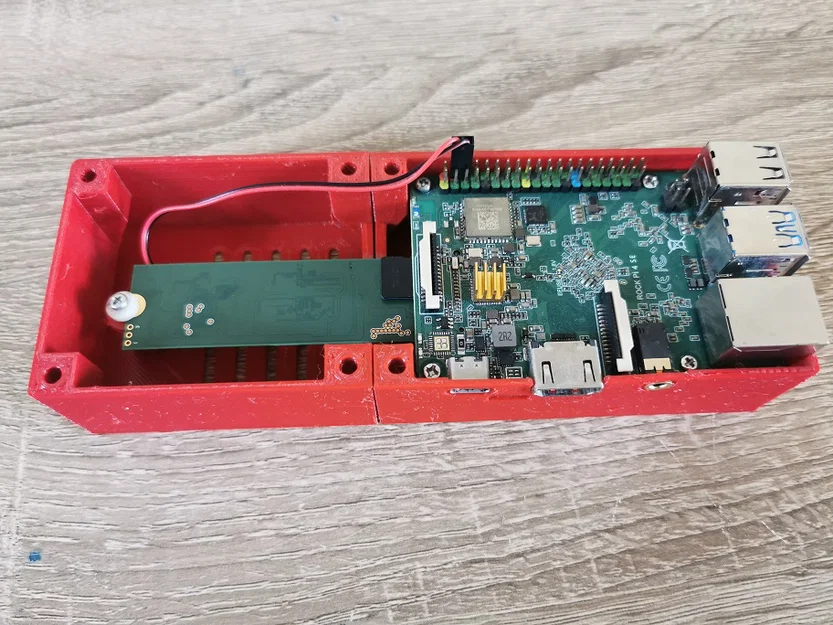 Vỏ Case cho Radxa Rock 4 SE có kèm SSD - Image 3
