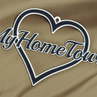 Trái Tim Có Chữ Tùy Chỉnh (OpenSCAD)