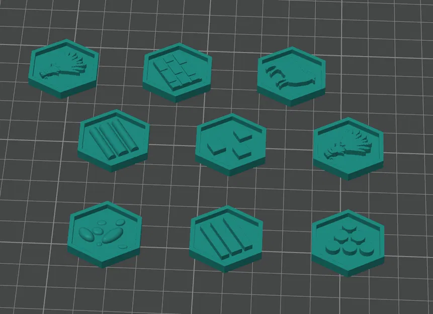 Tiền Xu Tài Nguyên Catan Định Dạng Lục Giác - Image 1