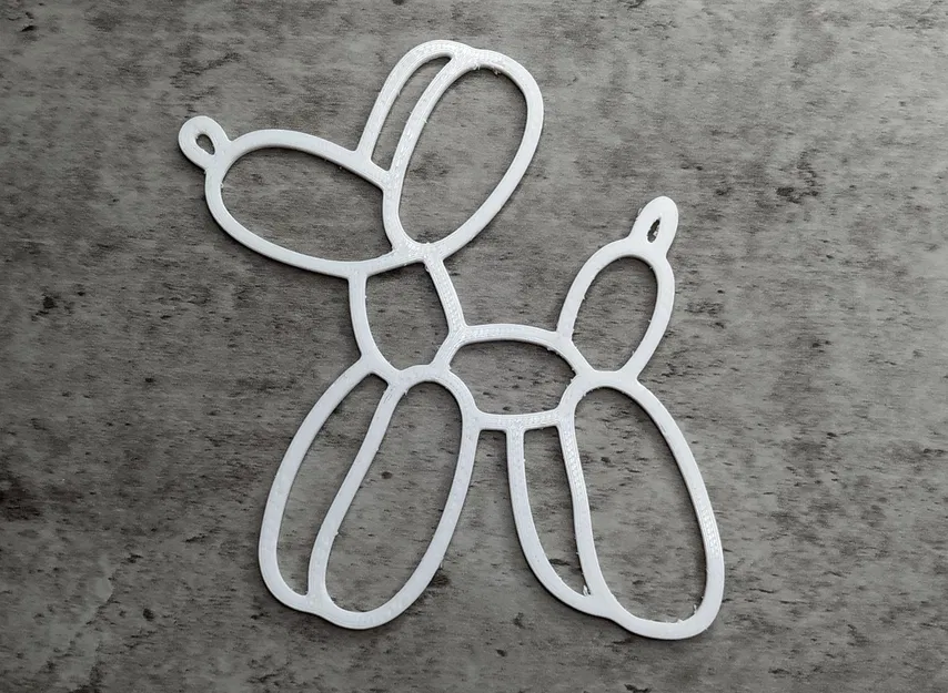 Tranh Treo Tường Hình Chó Bong Bóng - Balon Dog Wallart - Image 1