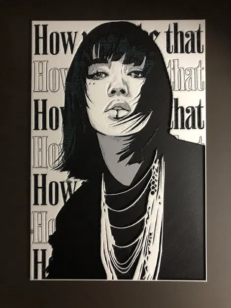 Lisa "Black Pink" - Hueforge - Image 1