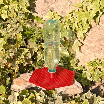 Máng cho ong từ chai PET