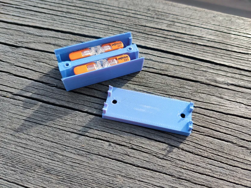 Hộp nhỏ đựng 2 đầu nối Wago - Image 1