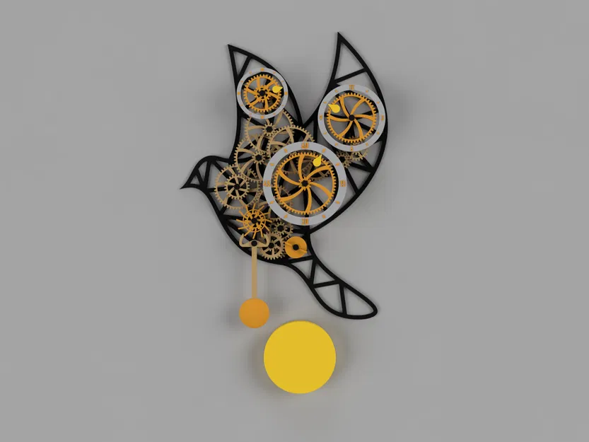 Đồng hồ treo tường cơ khí - Image 3