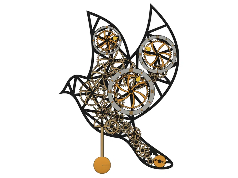 Đồng hồ treo tường cơ khí - Image 6