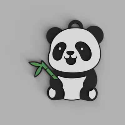 Móc Khóa Gấu Trúc 3 Màu