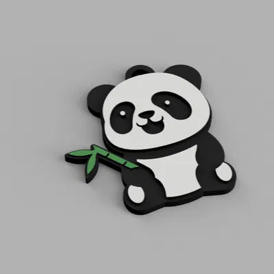 Móc Khóa Gấu Trúc 3 Màu