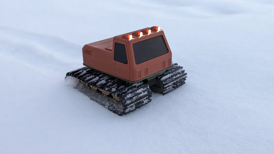 Thân Xe Snowcat Tỷ Lệ 1/24 Phiên Bản 2.0 - Chi Tiết Hơn! - Image 2