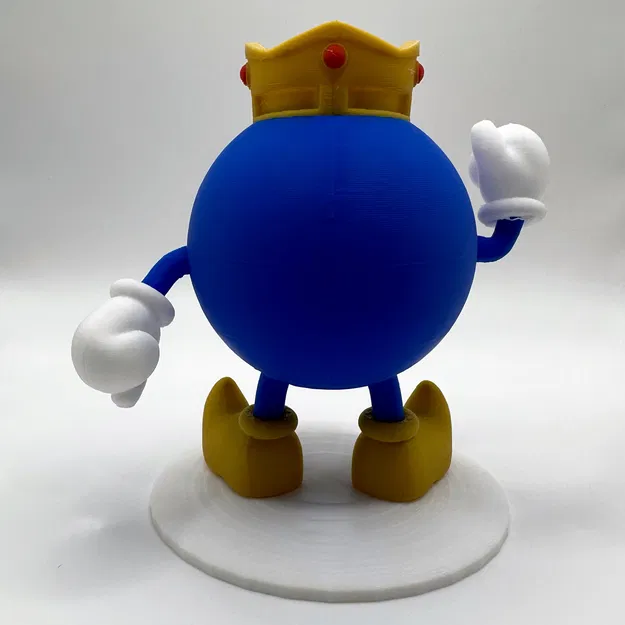 King Bob-omb Đa Sắc Màu - Cao 7.5 inch - Image 3