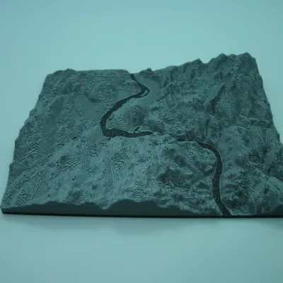 Bản đồ độ cao sông Connecticut tại Middletown CT