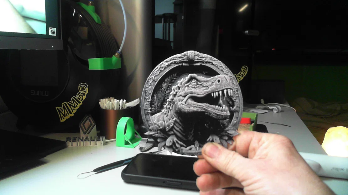 Mô Hình Hueforge T-Rex 2 Màu - Image 1